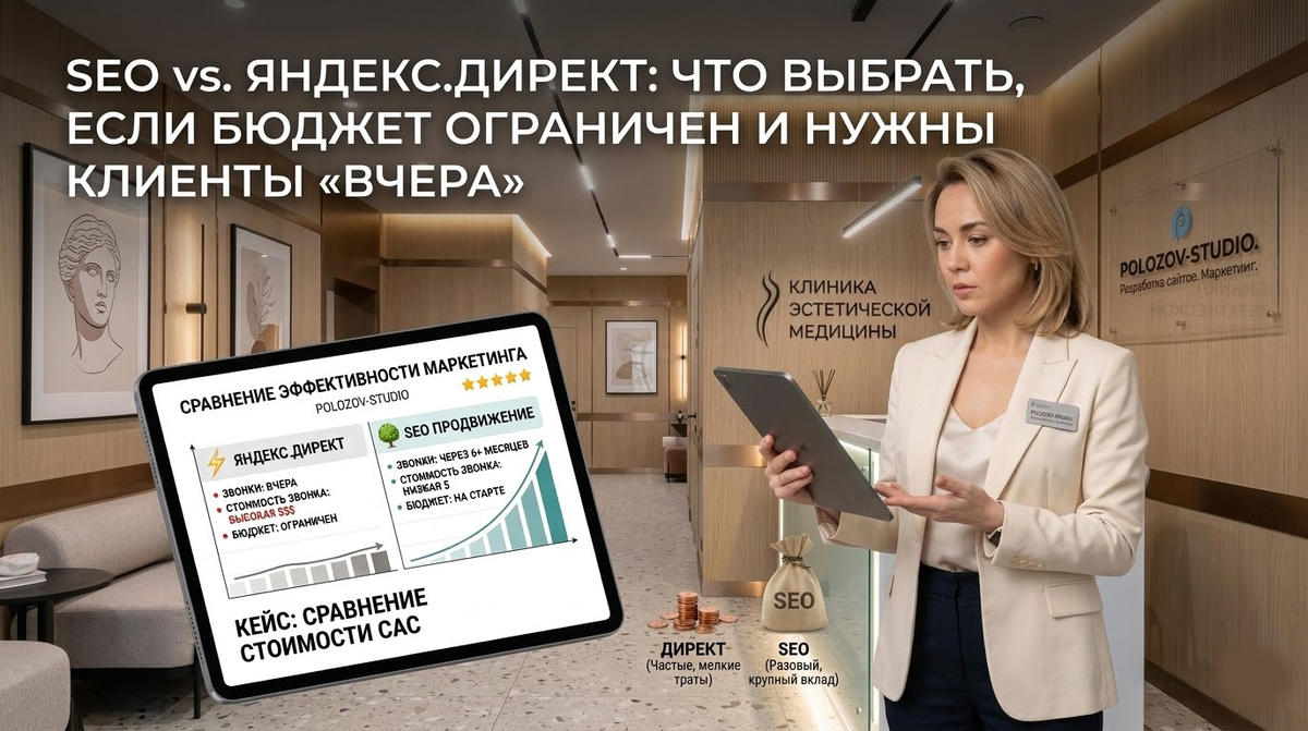 SEO vs. Директ: что выбрать, если бюджет ограничен и нужны клиенты «вчера»