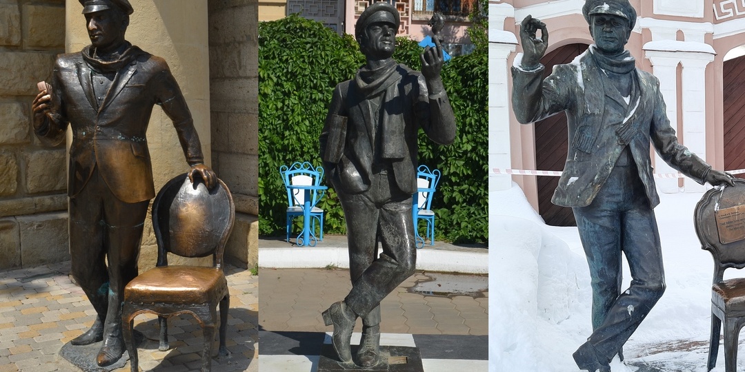 Сколько в России памятников Остапу Бендеру?