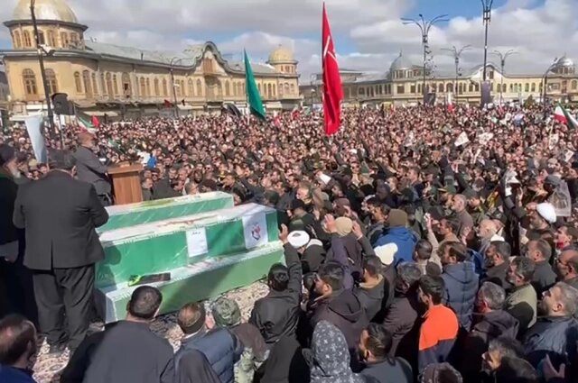    Похороны девочек Фото: кадр из видео