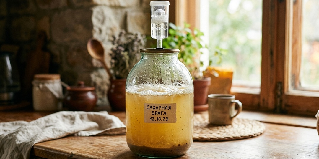Классическая брага для самогона. На сахаре.