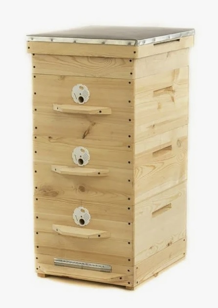 Улей Рута (Рута‑Баттерса). Обратите внимание что все корпуса имею одинаковый размер