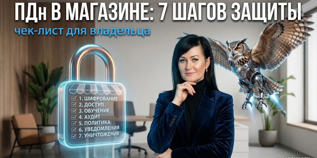 Защита ПДн в интернет-магазине: чек-лист в 7 шагов