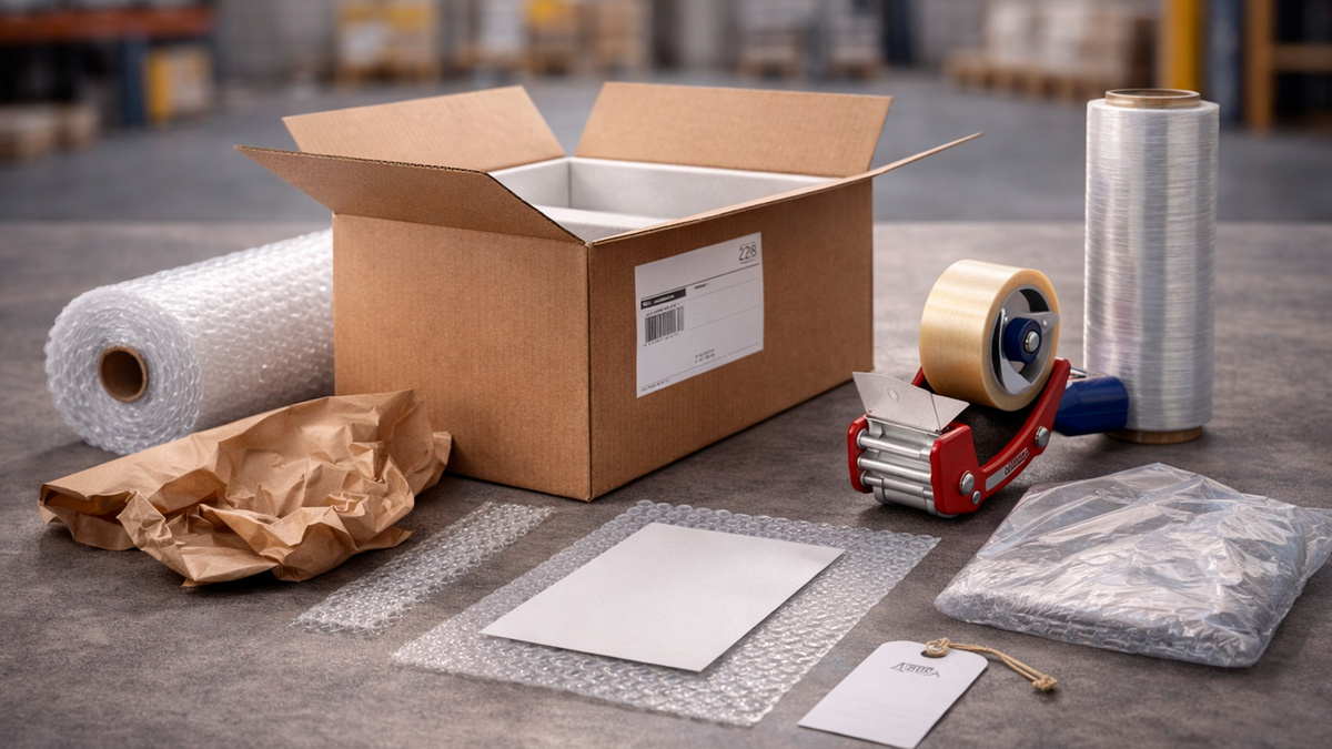 Упаковка — это не один короб, а целая система: тара, защита, фиксация, маркировка и материалы для безопасной отгрузки.