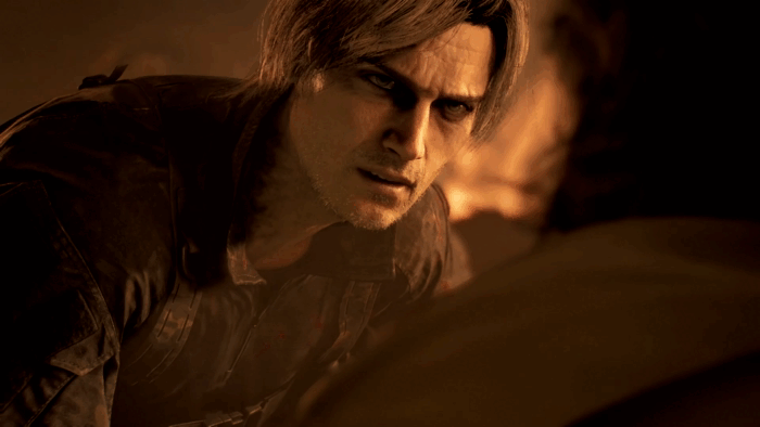 Gif картинка "Леон показал дальнейший путь Грейс"