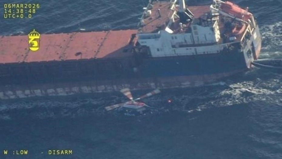    Задержанным на судне Caffa оказался российский капитан корабля Автор фото: Шведская береговая охрана