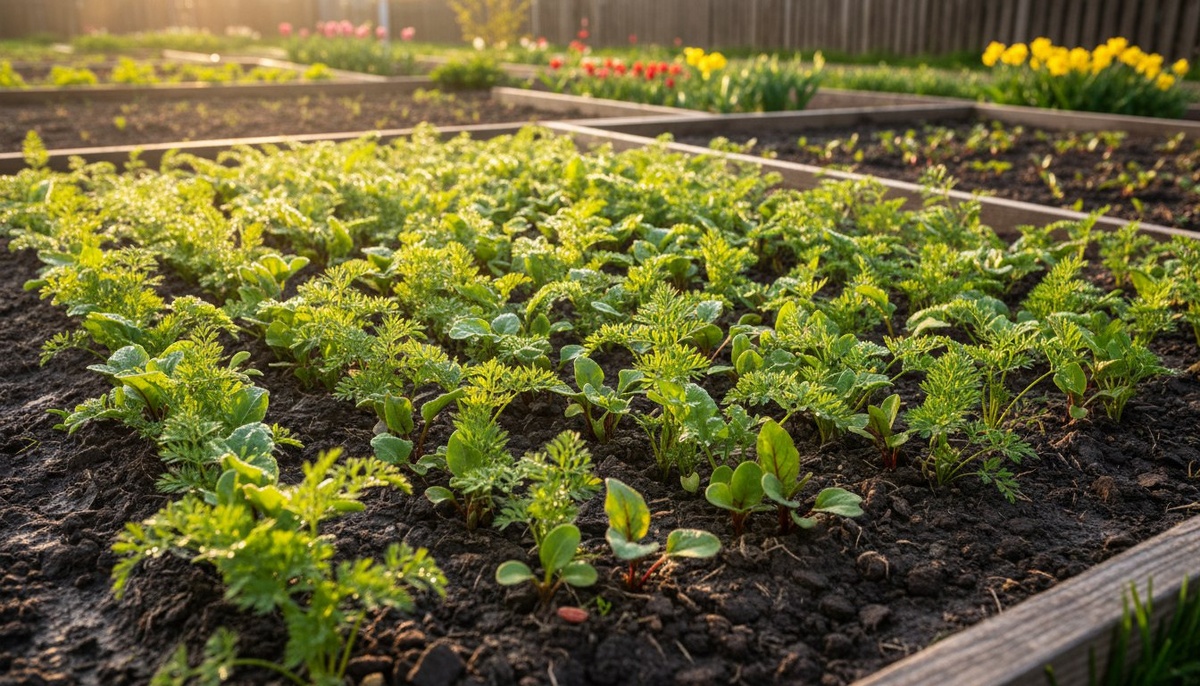 Дружные всходы моркови и свёклы — результат правильной подготовки семян и почвы