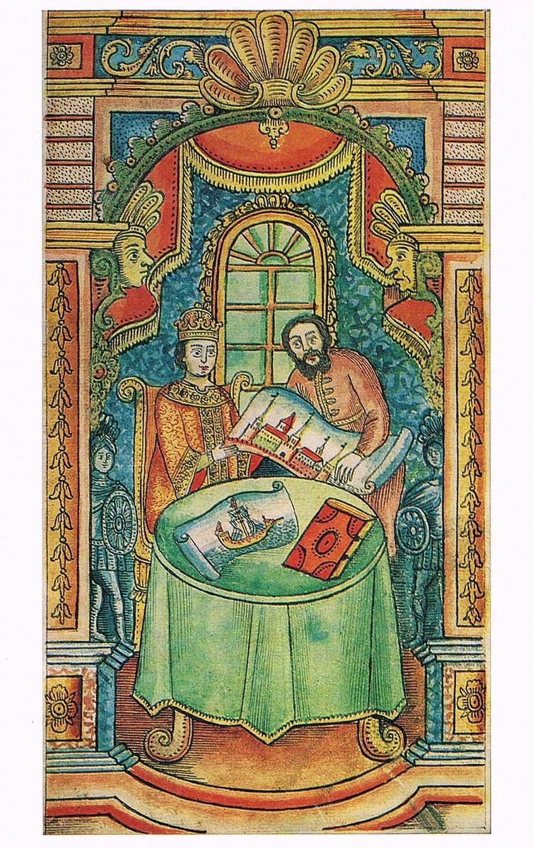 Петр I и Никита Зотов