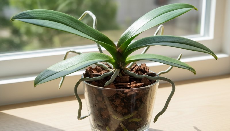 Здоровые листья, живые корни — а цветоноса нет уже второй год