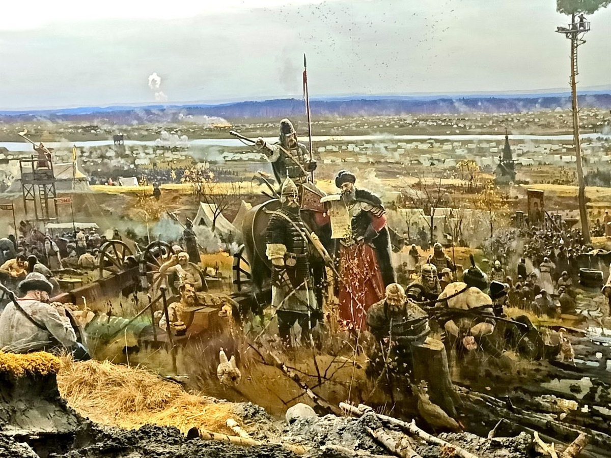 Фрагмент полотна-диорамы