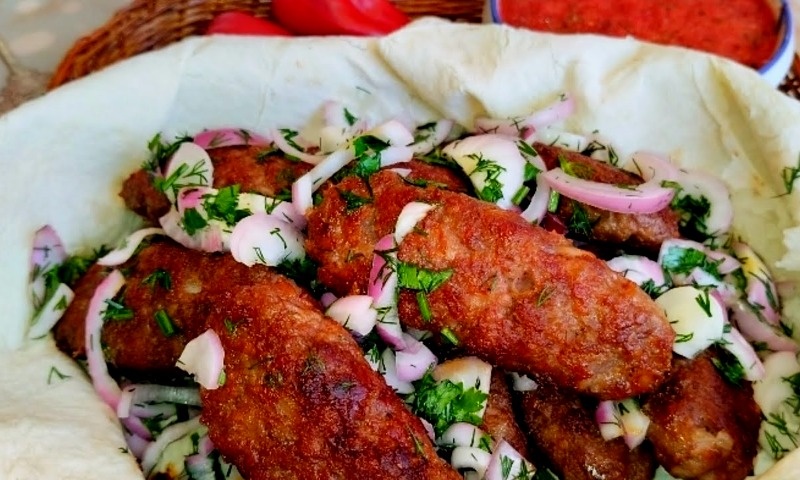 Люля-кебаб на сковороде