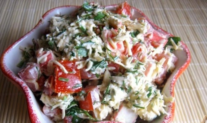 Рецепт салата "Весенний бриз"