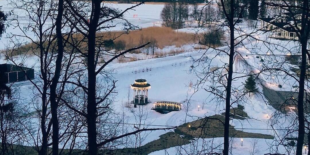 Отдых в Карелии, посёлок Тарулинна, Дача Винтера, верёвочный парк