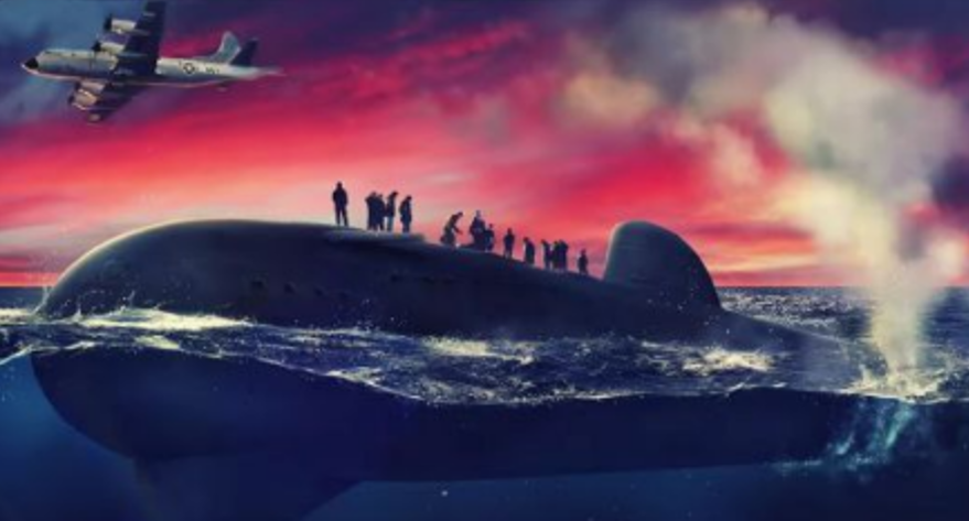 Пожар на АПЛ "К-8". Последние минуты перед уходом на дно. Фото: You Tube