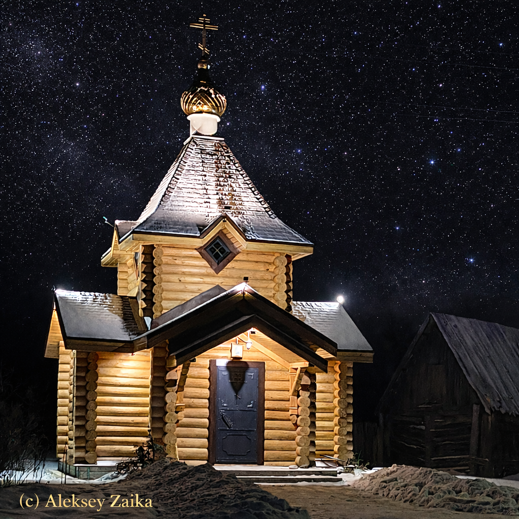 Часовня в деревне Анемнясево построенная в часть Святой Блаженной Матроны Анемнячевской