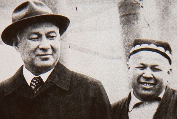 Шараф Рашидов и Ахмаджон Адылов