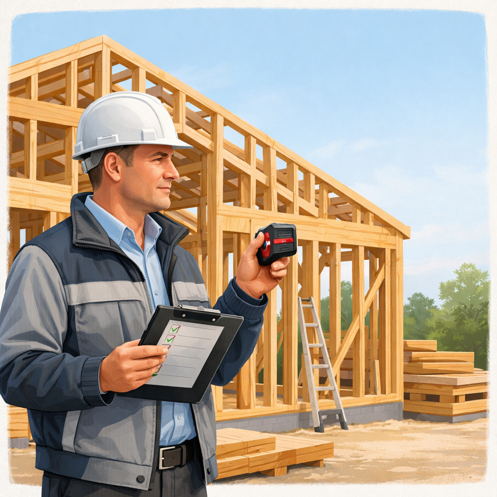 Технадзор на ключевых этапах строительства каркасного дома фиксирует качество работ и помогает вовремя устранить отклонения.