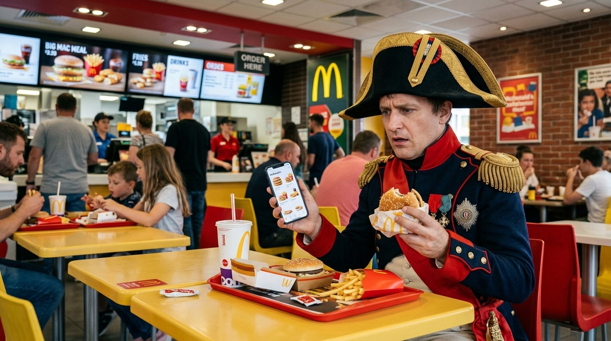Наполеон Бонапарт в Макдоналдс