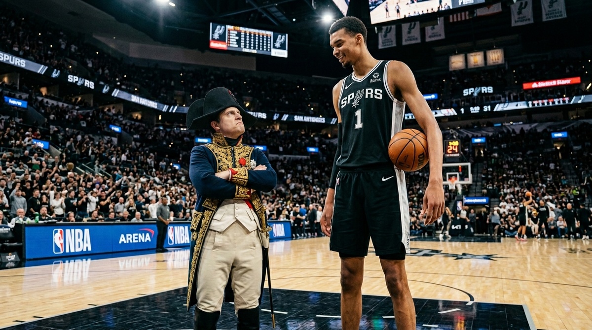 Наполеон Бонапарт на баскетбольном матче