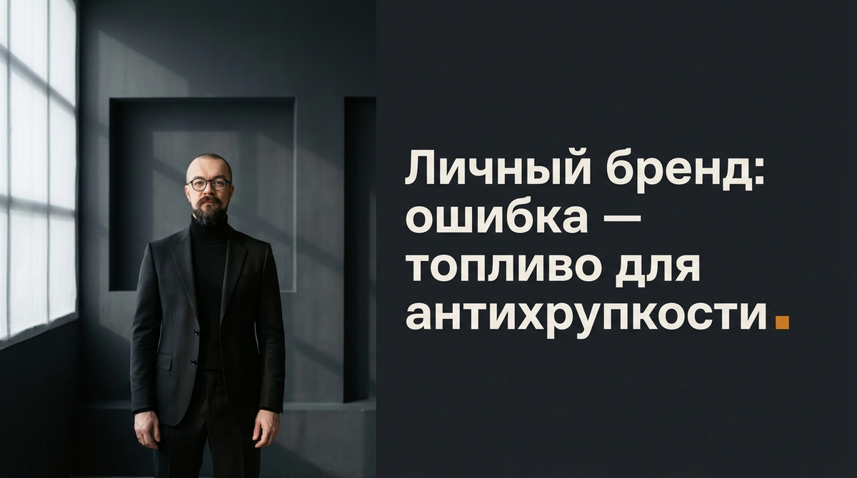 Никита Куликов. Личный бренд: ошибка — топливо для антихрупкости