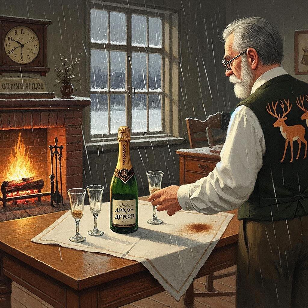  Март за окном проверял весну на прочность, а профессор у камина готовился проверять российский рислинг на подлинность.