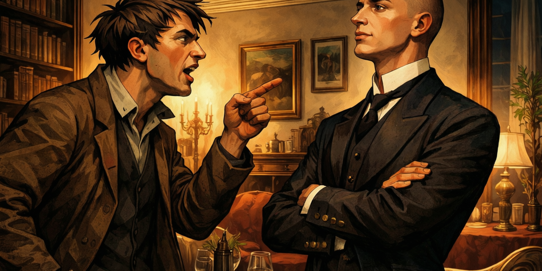 Как Хлебников деньги у Гумилева занимал. Он же враг, он не откажет!