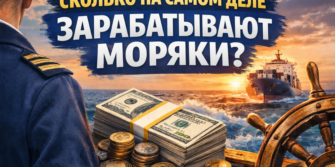 Сколько на самом деле зарабатывают моряки: честно на своём опыте