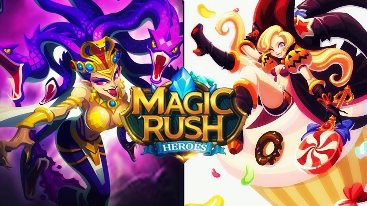 RPG-игра, в которой нужно собрать команду героев и выиграть войну Magic Rush