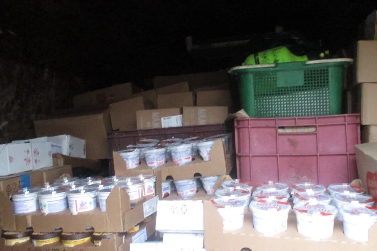    На границе в Псковской области задержано 1,9 тонны продуктов из Белоруссии