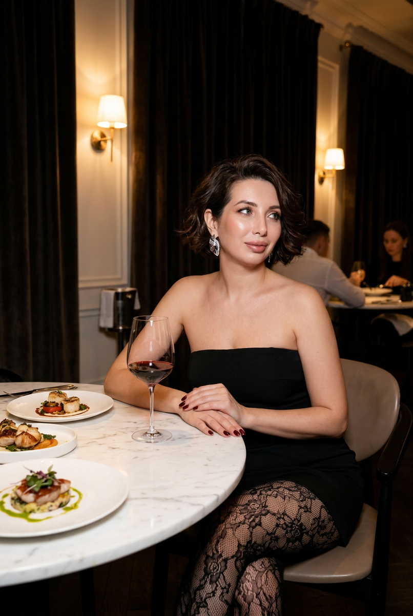 Образ нейрофото: Вечер в ресторане