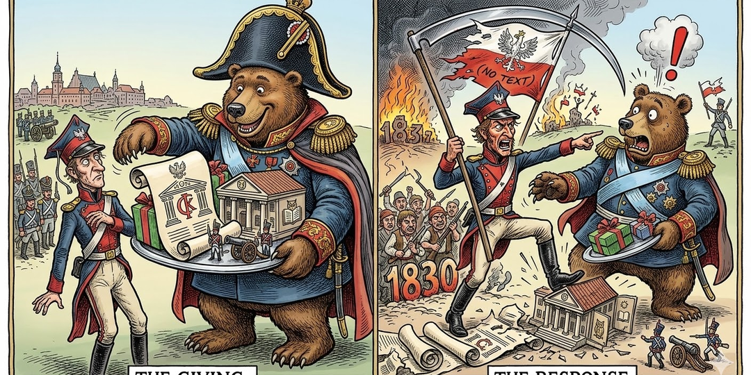 Польское восстание 1830-1831: Россия дала Польше конституцию, университет и армию — поляки ответили восстанием...