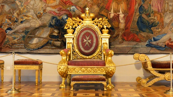 Трон Павла I в Эрмитаже