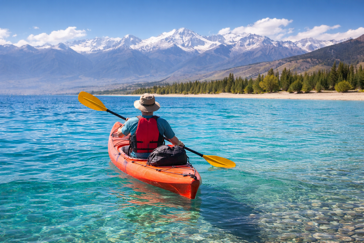 Каякинг на Иссык-Куле