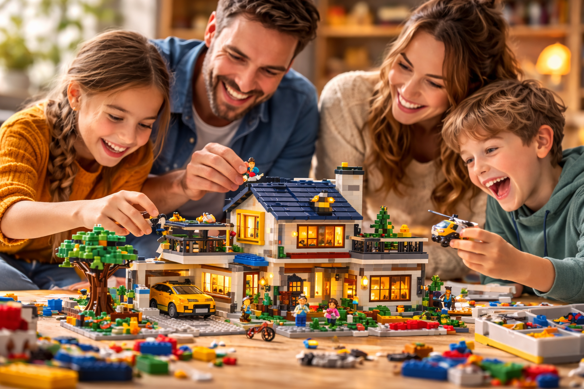 Кроме того, конструкторы создают ощущение результата. Через час-два у вас уже есть готовая модель — маленький дом, машина или башня. Это даёт тот самый «эффект завершённости», которого часто не хватает в цифровой работе.  
 📷   Конструктор — это хороший и полезный подарок, причина кроется в нашей психике и усталости от экранов.