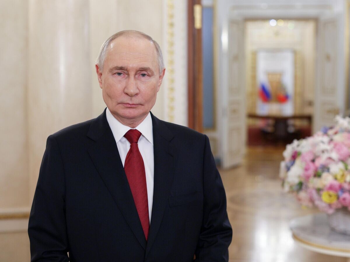    Президент Владимир Путин поздравил женщин России с Международным женским днём | © POOL