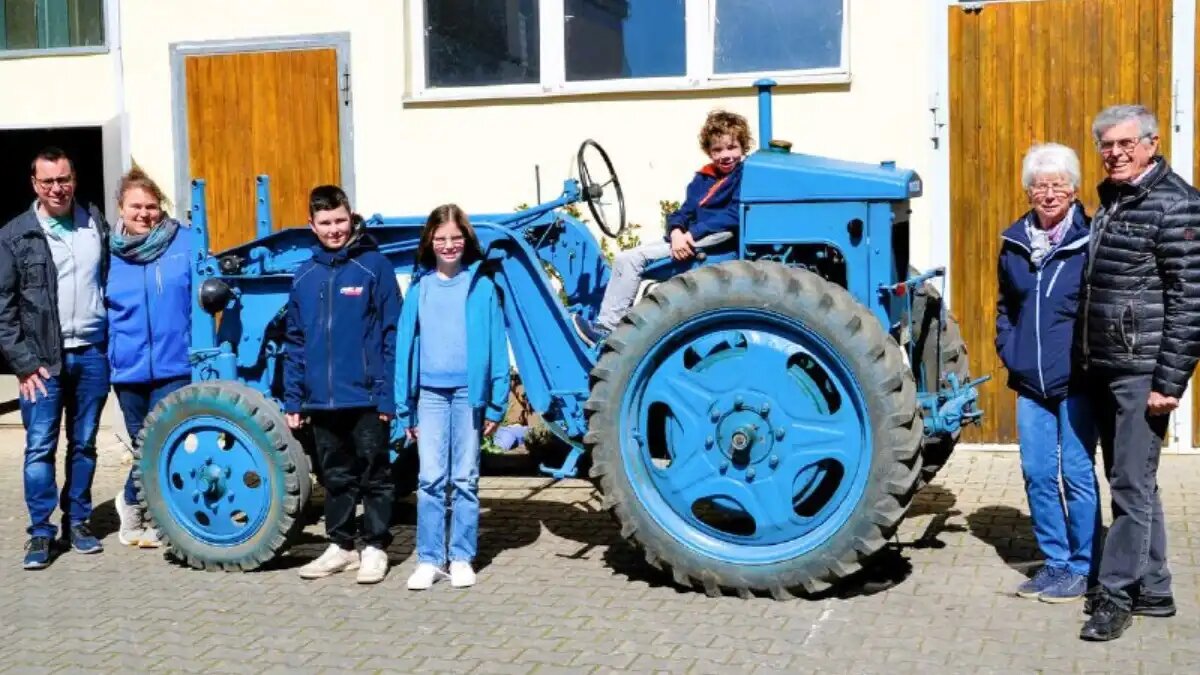 Фото: © Familie Reuß / agrarheute.com
Трактор Ruhrstahl как винтажная машина и семейная реликвия