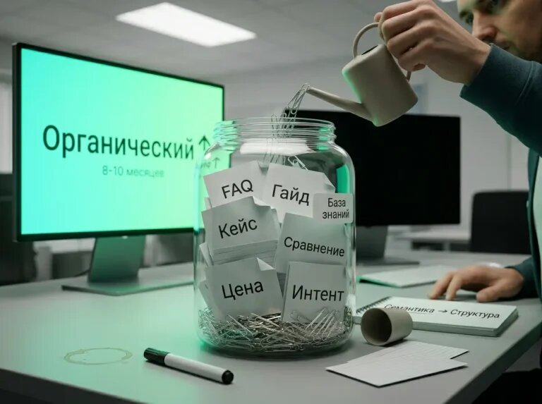    Контейнер знаний наполняется контентом и связями: органический рост — это накопительный эффект. "Kontenium"
