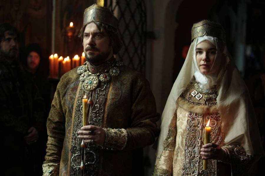 Венчание Ивана III и Софьи Палеолог (кадр из сериала "София") 