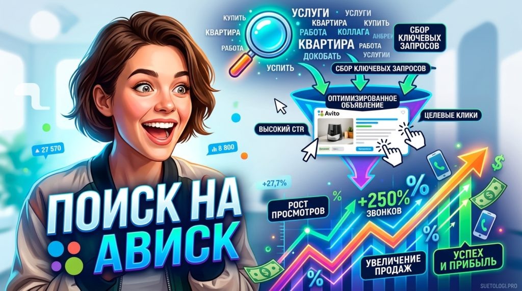    Как выбрать ключевые слова для Авито и поднять показы в поиске