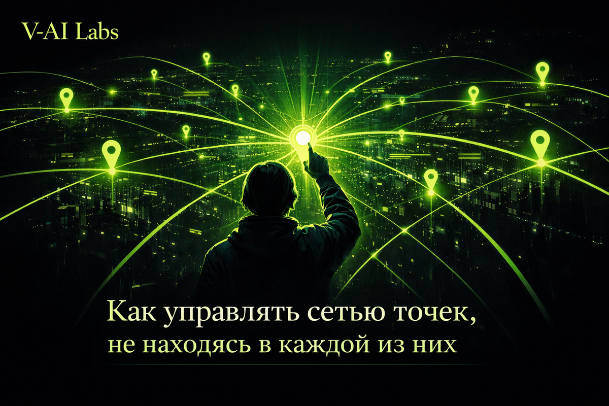    Как управлять сетью точек, не находясь в каждой из них