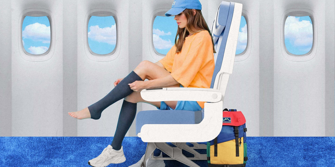 Зачем надевать компрессионные чулки в самолёт и как их выбрать