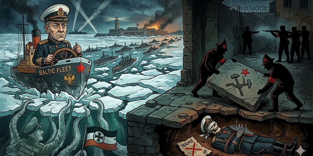 Он спас Балтийский флот — и был расстрелян за это. Тайна, которую большевики замуровали под полом...
