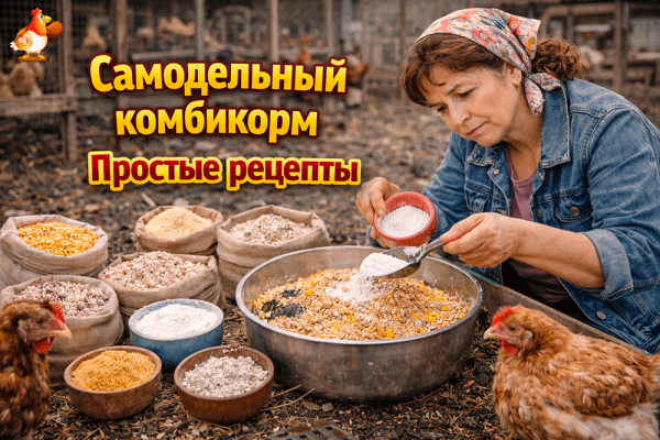 Как сделать комбикорм курам-несушкам своими руками – рецепты, пропорции, ошибки