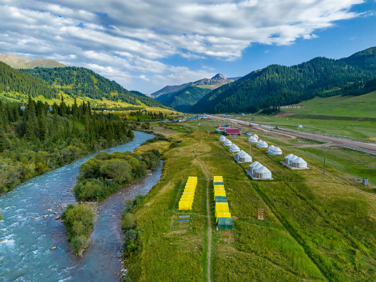 Юрточный этно-городок в Каркыре