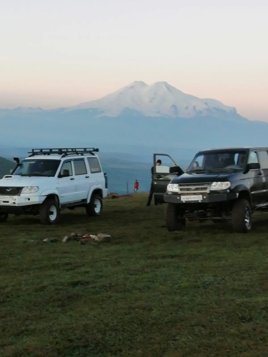 Вид на гору Эдьбрус