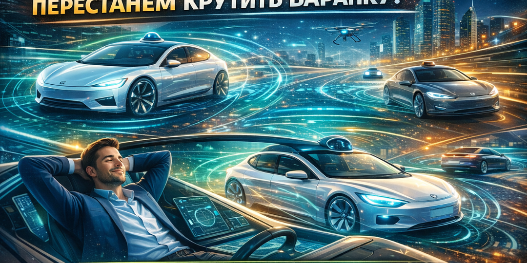Когда мы перестанем крутить руля и давить педали? Прогноз по авто-беспилотникам