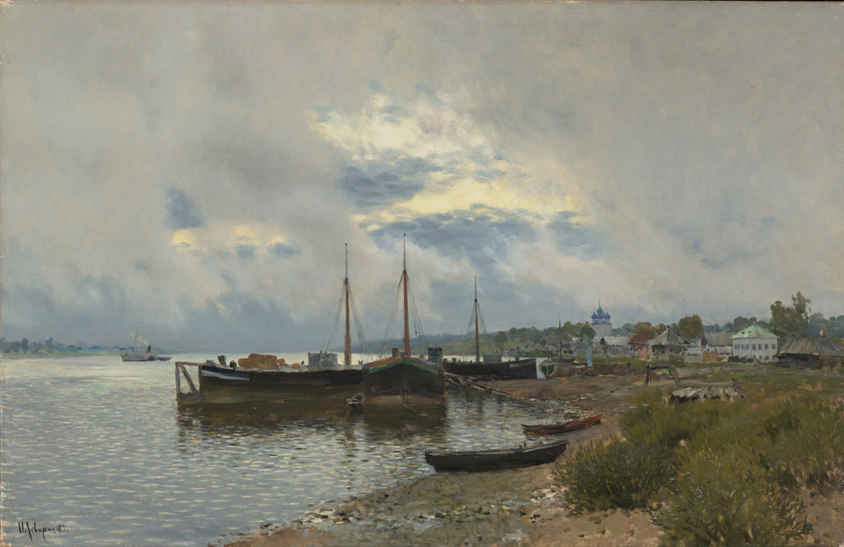 Исаак Левитан. После дождя. Плёс. 1889. Холст, масло. Источник: https://lavrus.tretyakov.ru/publications/10-kartin-levitana-kotorye-nuzhno-znat/