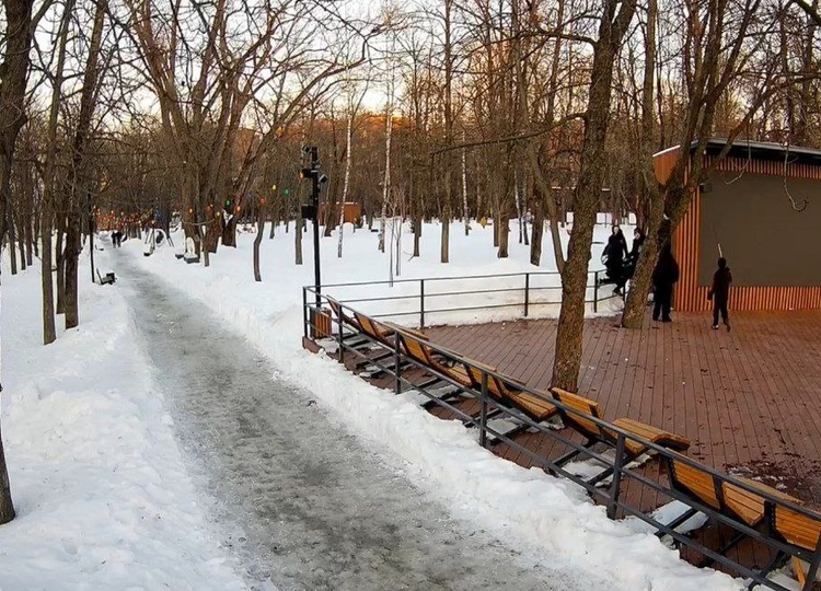 Вандализм в курском Парке Пионеров попал на камеры видеонаблюдения