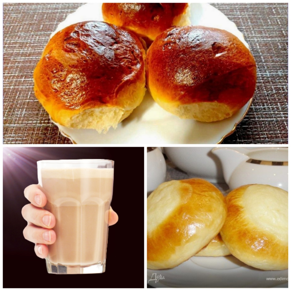 Фото из сети Интернет. Булочек, похожих на мамины, я не нашла, а лишь отдалённо похожие