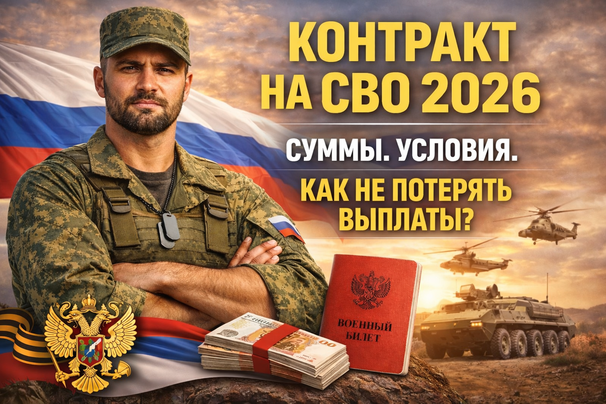Контракт на СВО в 2026: выплаты, условия и что проверить до подписания