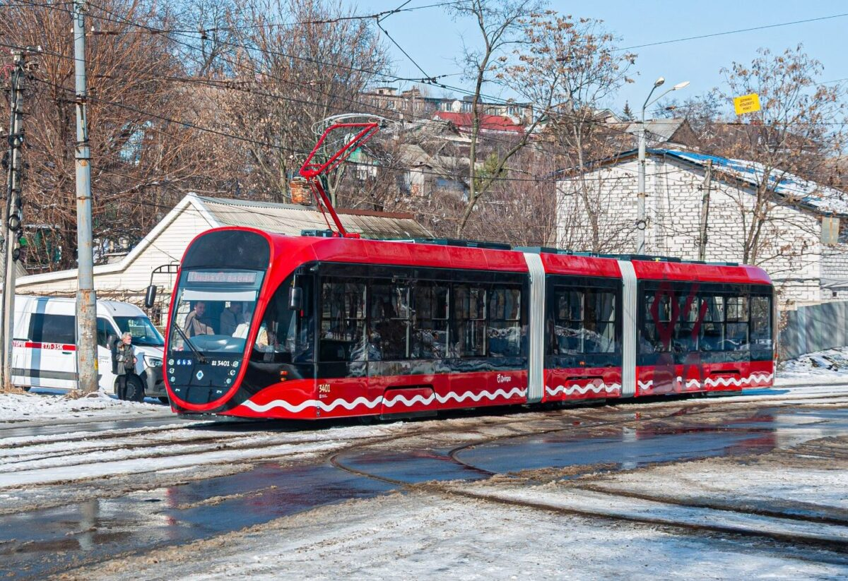 Трамвай К1Т306 от «Татра-Юг» в Днепре. Источник: news-transport
